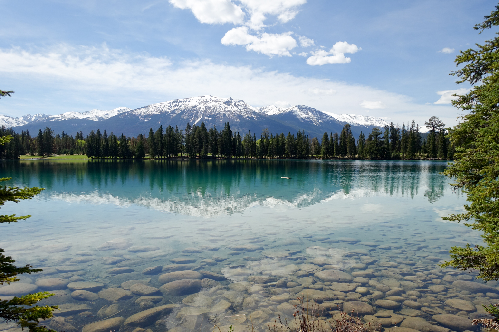 Von Jasper Old Fort nach Maligne Canyon