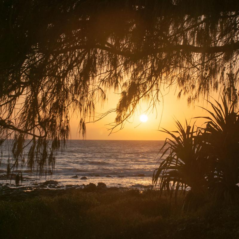 Sonnenaufgang am Oak Beach