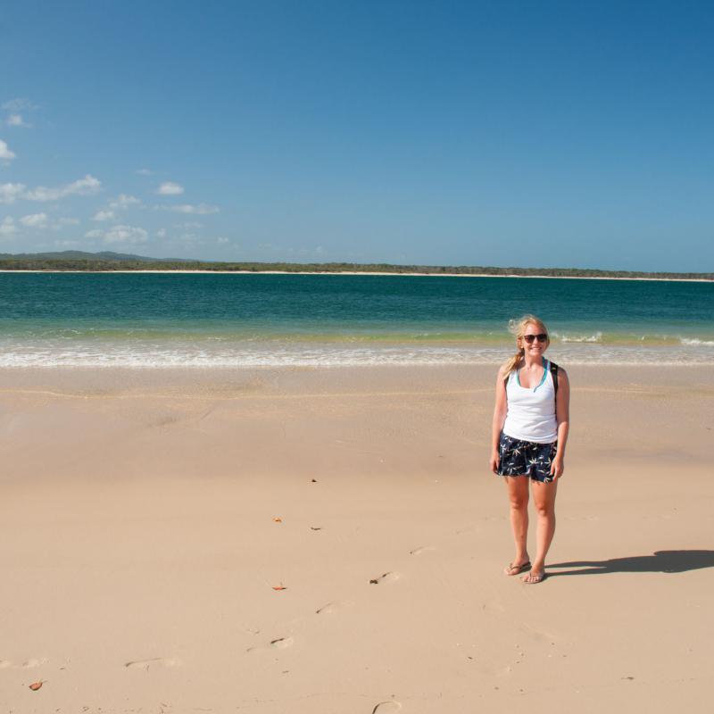 Inskip Point - im Hintergrund Fraser Island