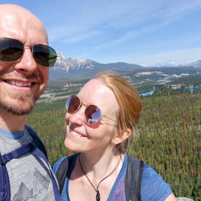 Am Old Fort Trail, im Hintergrund Jasper