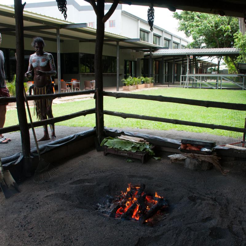 Aboriginee Feuerstelle